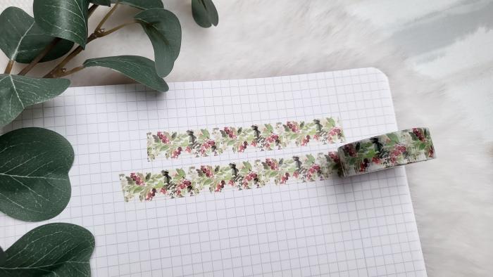 Washi Tape Zweige und Beeren